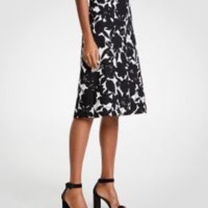 Ann Taylor Black and White Skirt